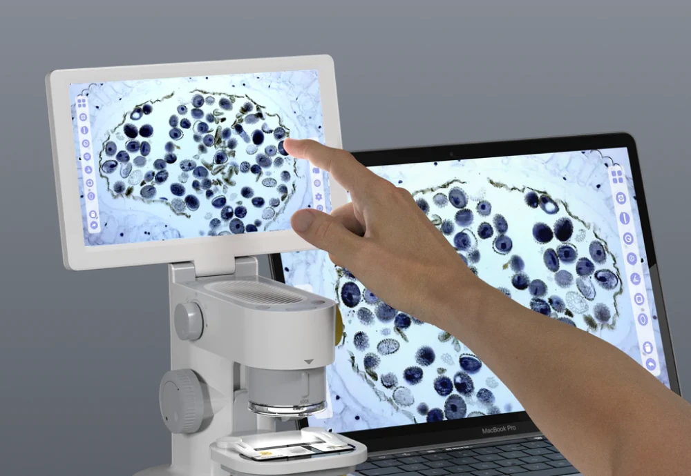 how does a digital microscope work