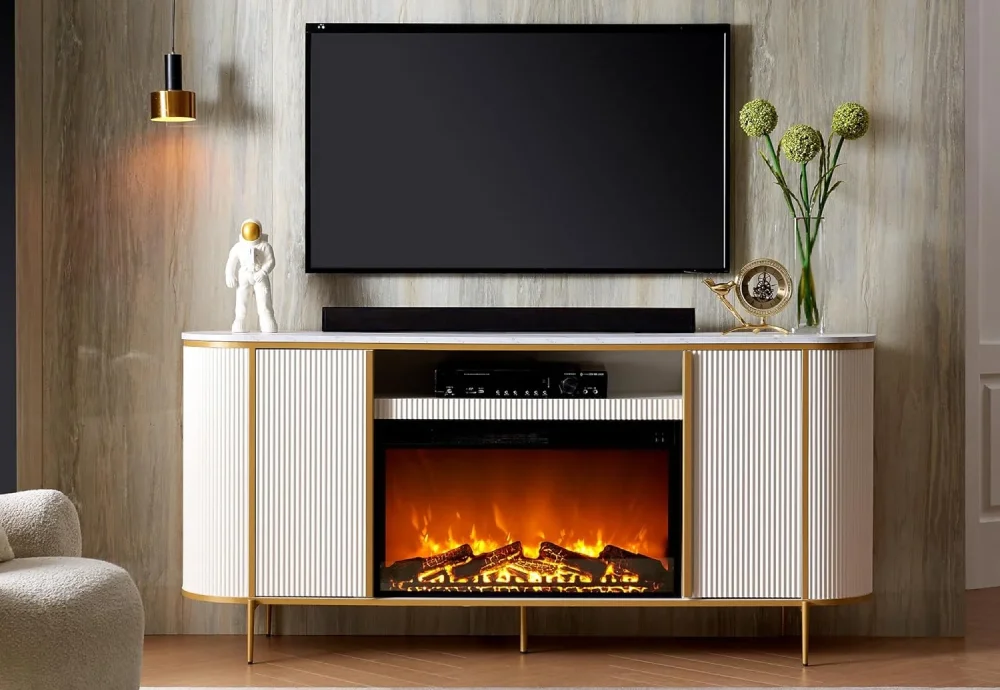 corner fireplaces electric